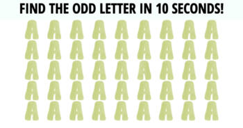 find-the-odd-letter-in-10-seconds