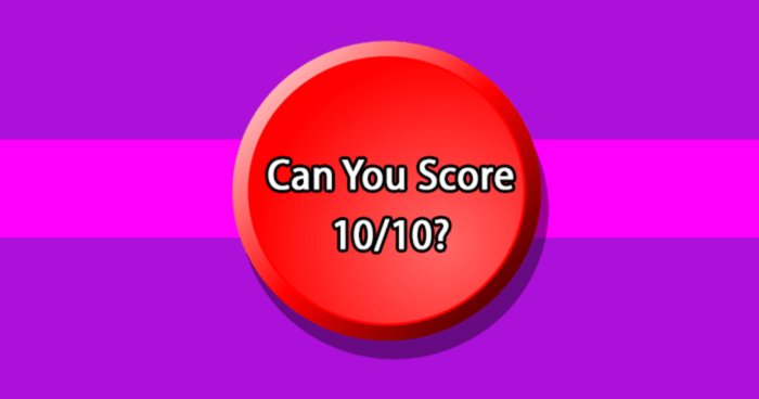 Nobody Scored 10/10 In This Basic Facts Quiz.