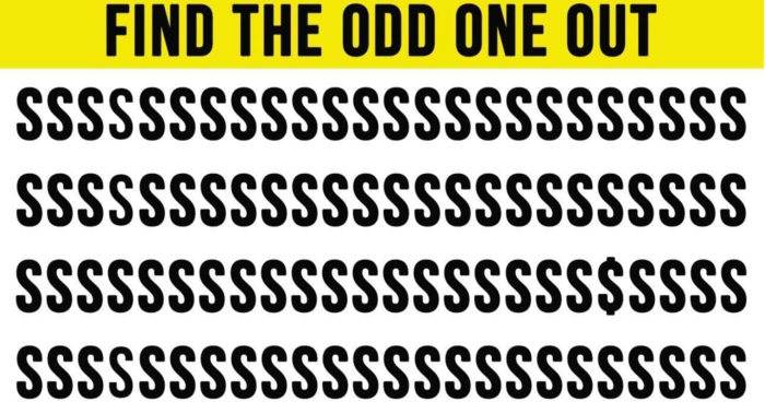 EYE TEST: Try To Find The Odd One Out In Less Than 1 Minute.